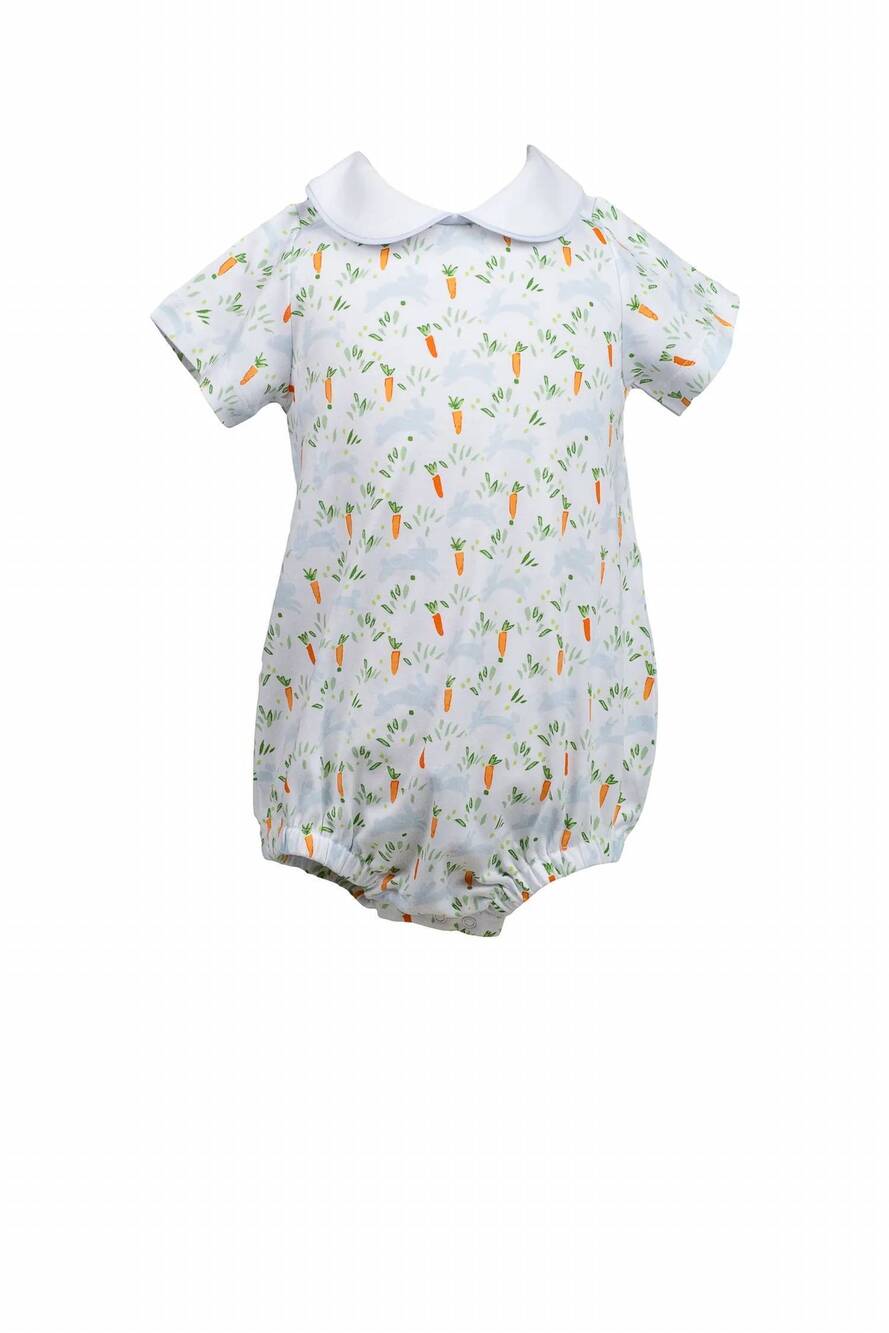 NEW THE PROPER PEONY boy's peeps bubble romper in blue
